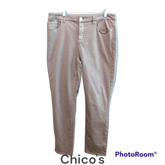Chico's so Slimming Girlfriend Ankle Jeans - Picture 1 of 5